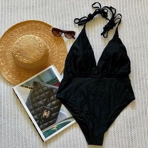 Black Multi-way Backless Sexy One Piece Monokini